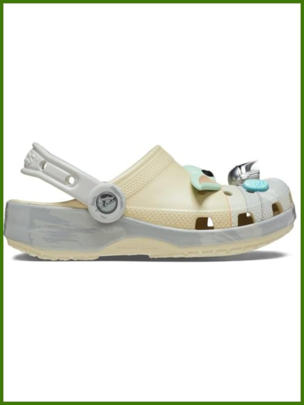 Kids Classic Star Wars Grogu Clog Waterproof Croslite Slip-On Comfort